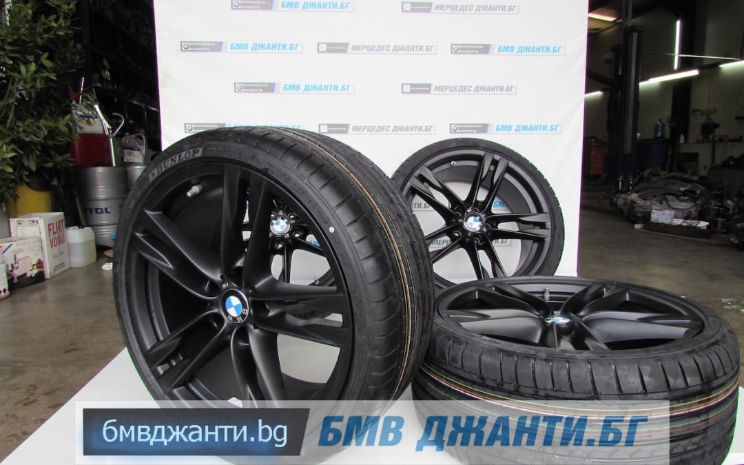 Галерия: Нови Гуми Dunlop и Оригинални Джанти BMW Style 373M Black Matt