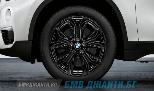 Комплект Зимни гуми и джанти BMW Style 566 черни за BMW  X1 F48 и X2 F39