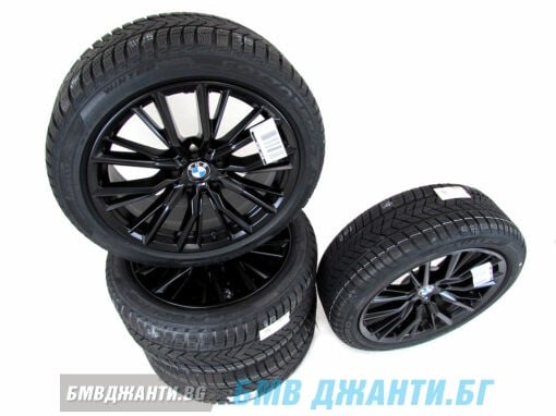 Комплект НОВИ Зимни гуми и джанти BMW M Performance Style 796M G42 G20 G21 G22 G23 MIX - Image 4