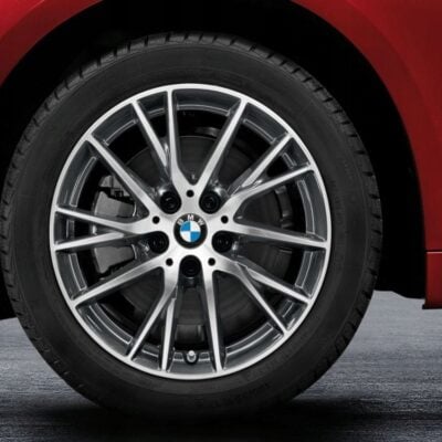 Комплект НОВИ Зимни гуми и джанти BMW Style 489 Orbitgrey 1 Серия F40 F44
