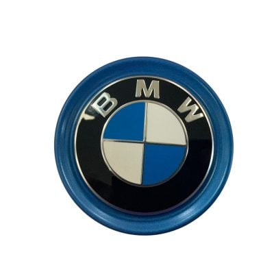 1бр оригинална капачка за джанта на BMW i син пръстен 36136852052